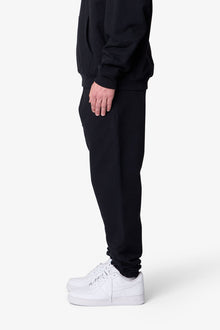 Heavy Basic Sweatpants | Black
