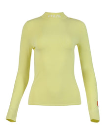 Heron Preston | Women | Ctnmb Mockneck Top | Lemon Yellow