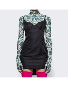 Heron Preston | Women | Ex-ray Nylon Corset Dress | Black