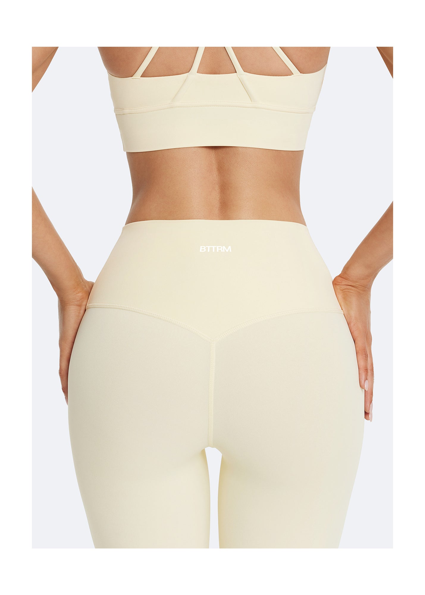 High-Waisted ⅞ Leggings | Butter Yellow