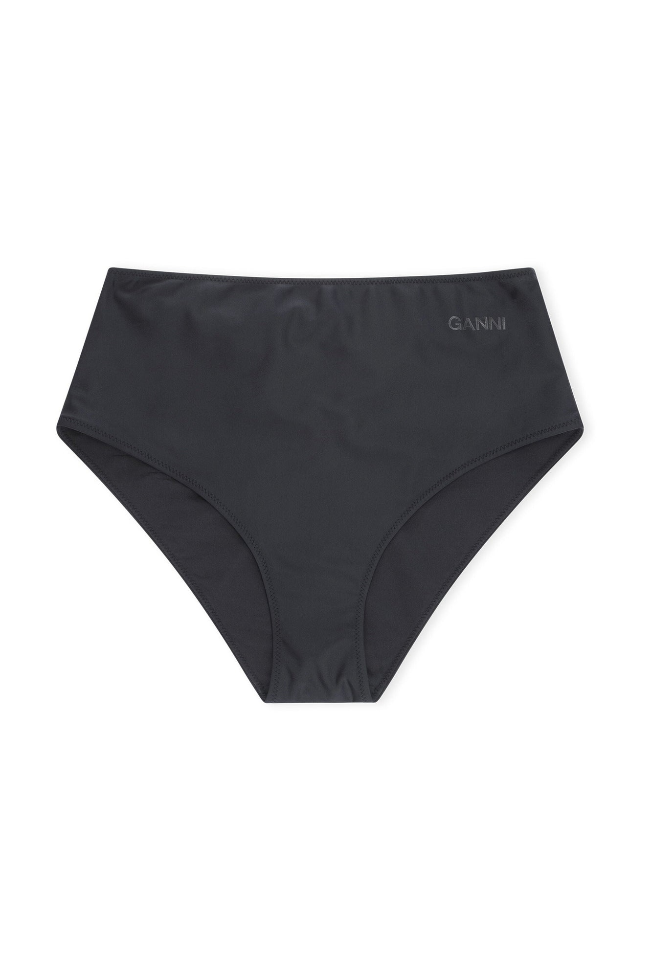 High Rise Bikini Bottom | Black