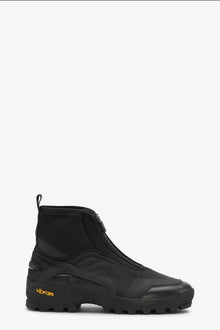 High Top Zip Sneakers | Black