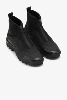 High Top Zip Sneakers | Black