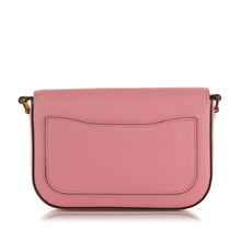 Prada | Pre-Owned Glace Calf Studded Etiquette Crossbody | Pink/Blush