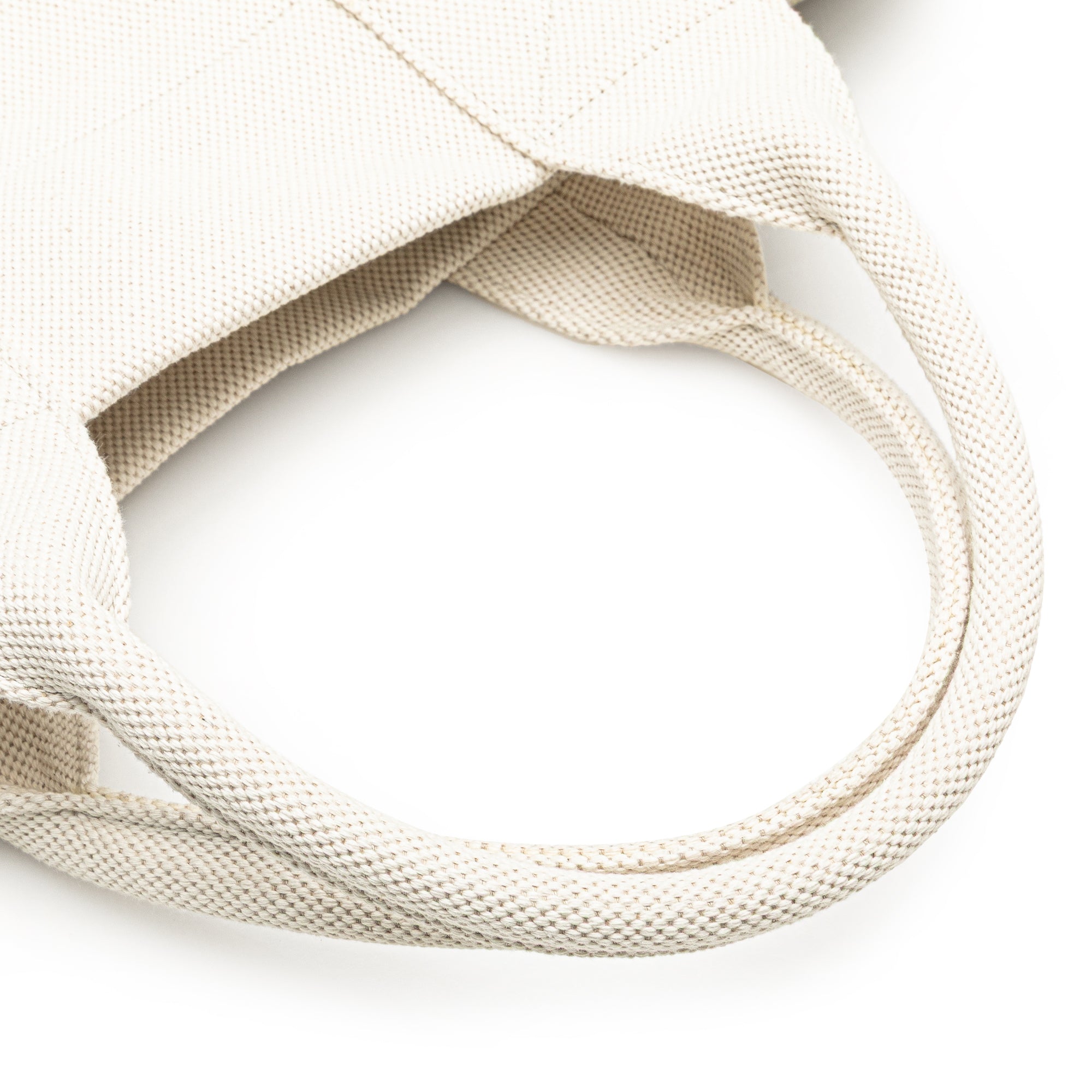 Gucci | Pre-Owned Canvas Embossed Logo Tote | White