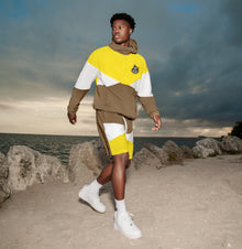 Color Block Anorak | Golden