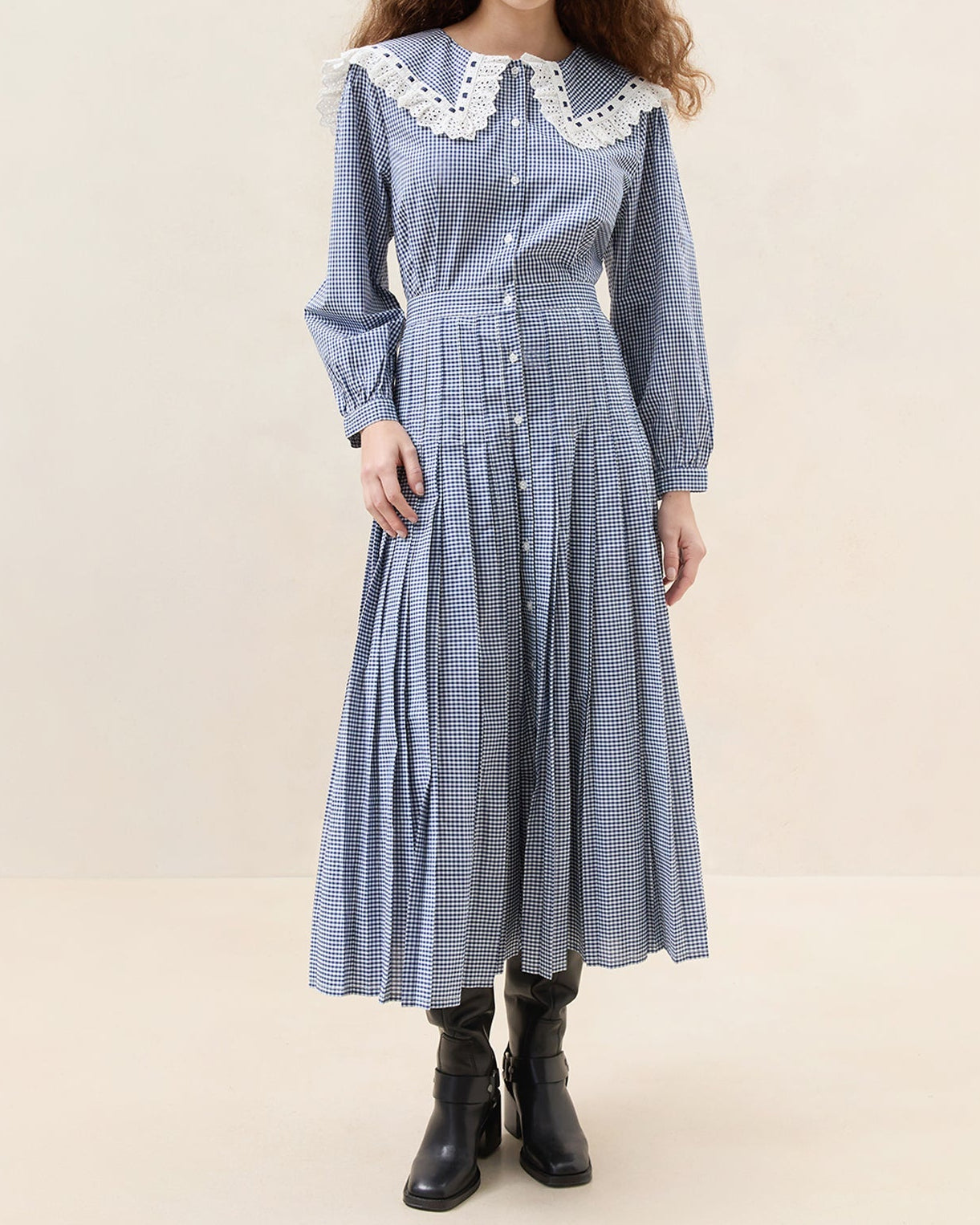 Color: Navy/Navy Gingham