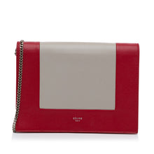 Celine | Pre-Owned Frame Leather Wallet on Chain | Red