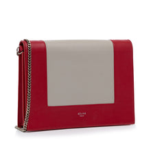 Celine | Pre-Owned Frame Leather Wallet on Chain | Red