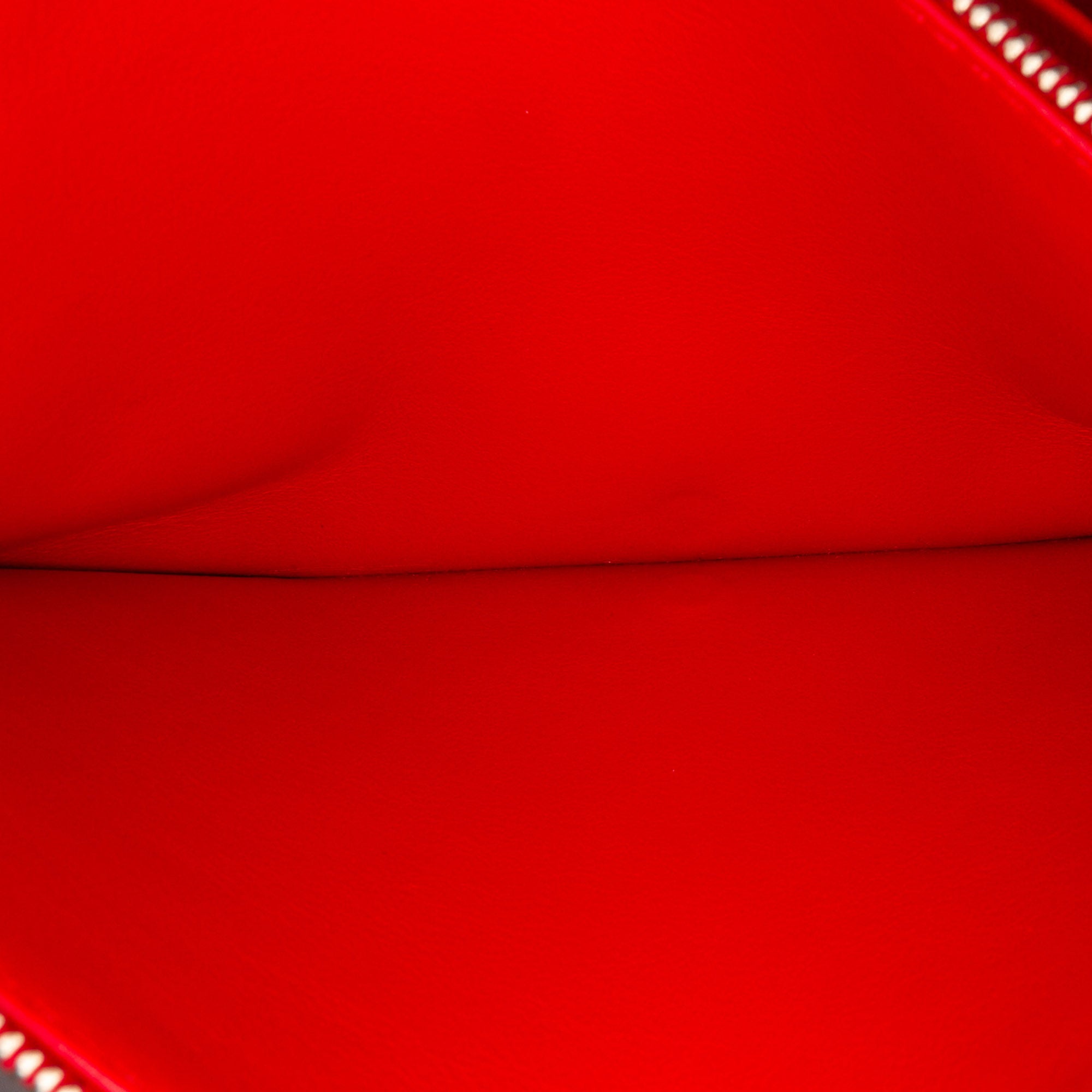 Celine | Pre-Owned Frame Leather Wallet on Chain | Red
