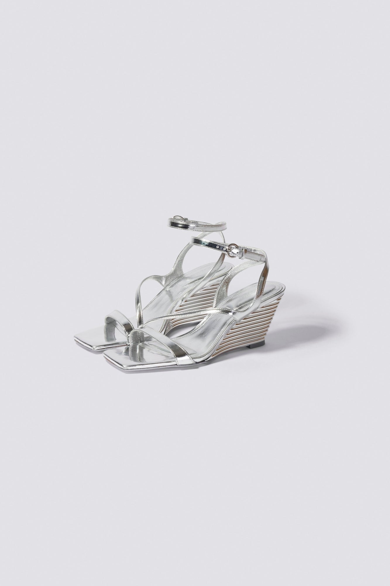 Rola Wedge Sandal | Silver