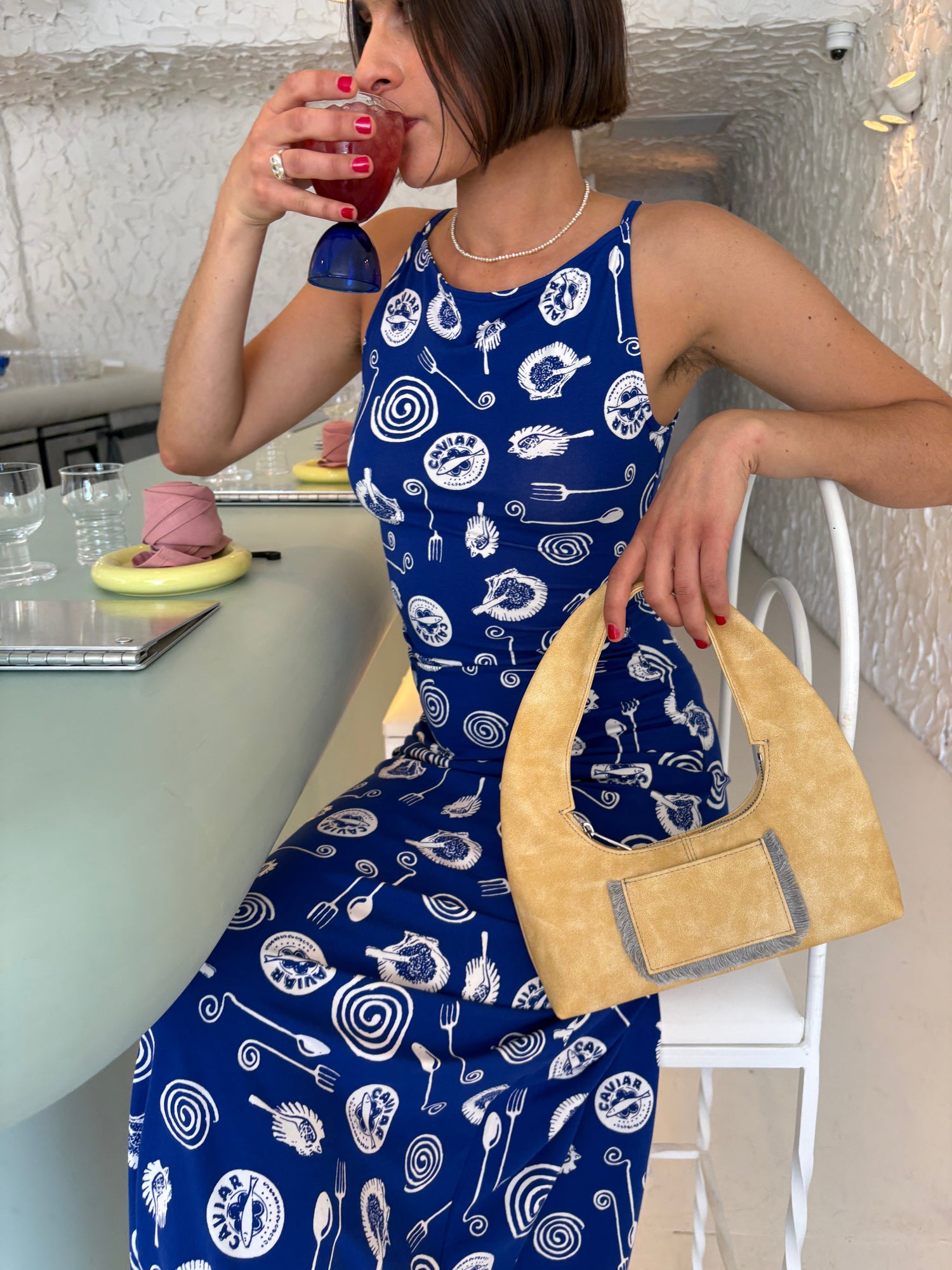 Maya Dress | Caviar Dreams Blue