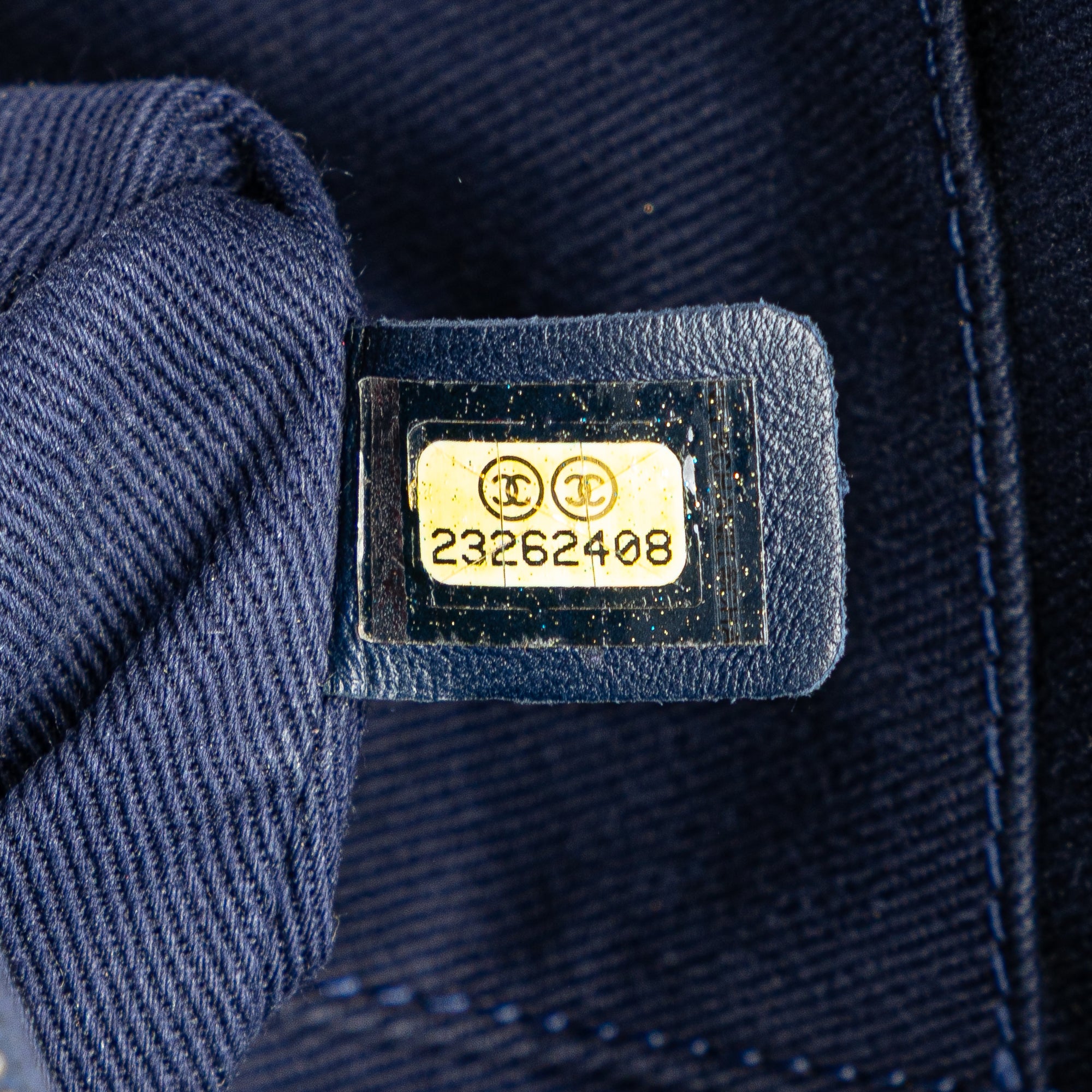 Chanel | Pre-Owned Large Caviar Coco Top Handle Bag - I | Blue/Navy