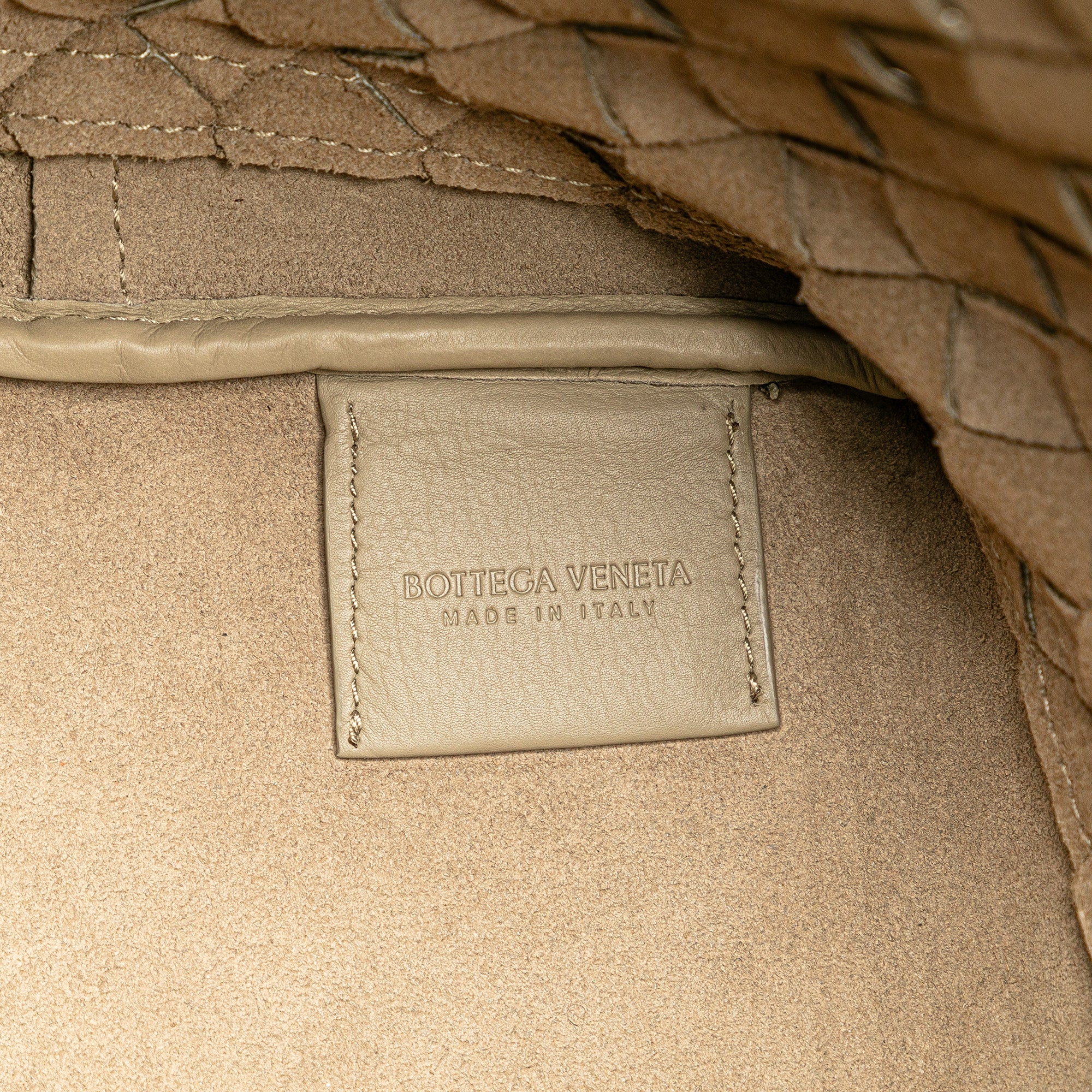 Bottega Veneta | Pre-Owned Nappa Intrecciato Tote | Brown/Taupe