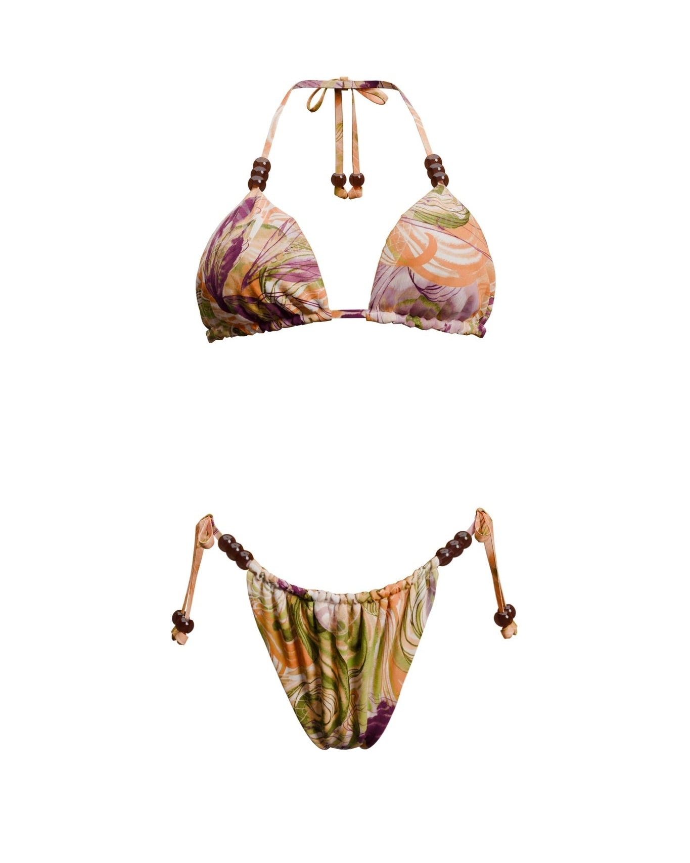 Inti Reversible Bikini Top | Vibra Print