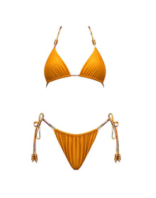 Inti Reversible Bikini Top | Vibra Print