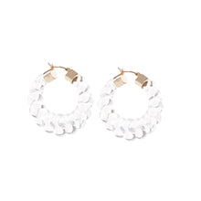 Janis Resin Hoop | Pearl