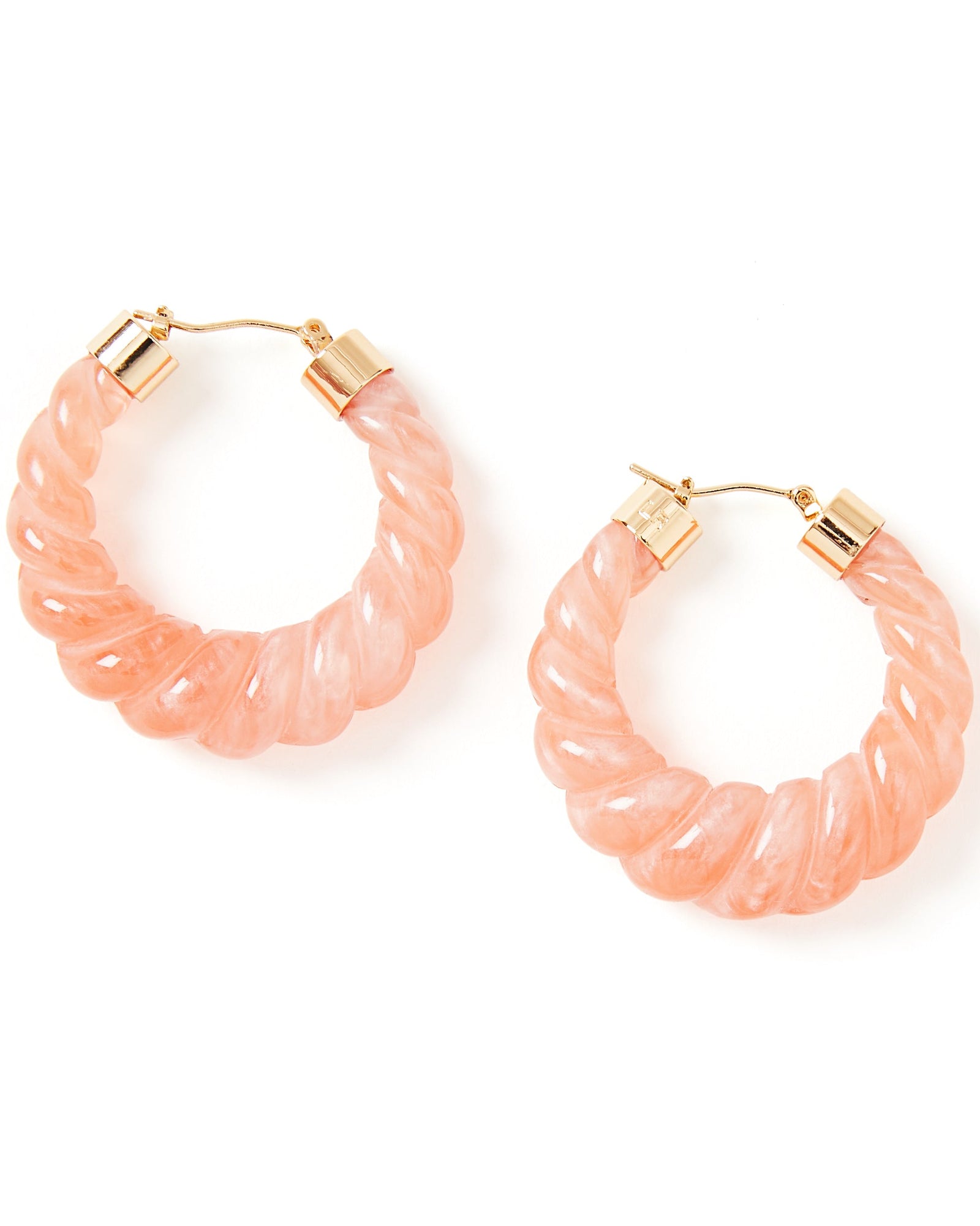 Janis Resin Hoop | Pink