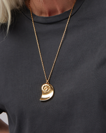 Dylan Pendant Necklace | 14K Gold Dipped Brass