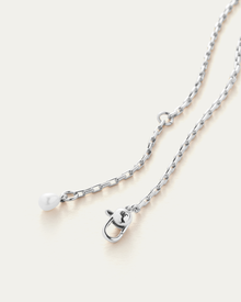 Dylan Pendant Necklace | Silver Dipped Brass