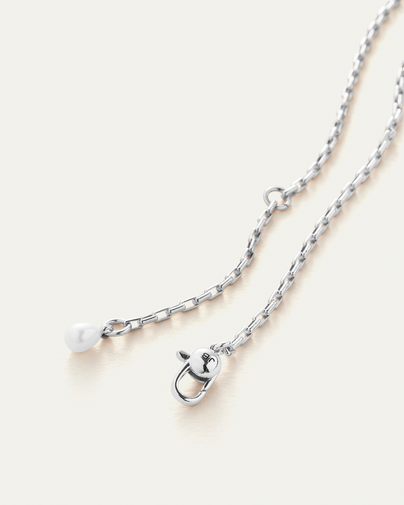 Dylan Pendant Necklace | Silver Dipped Brass