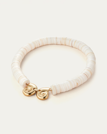 Shell Discs | Odette Mega Collar | 14K Gold-Plated Steel