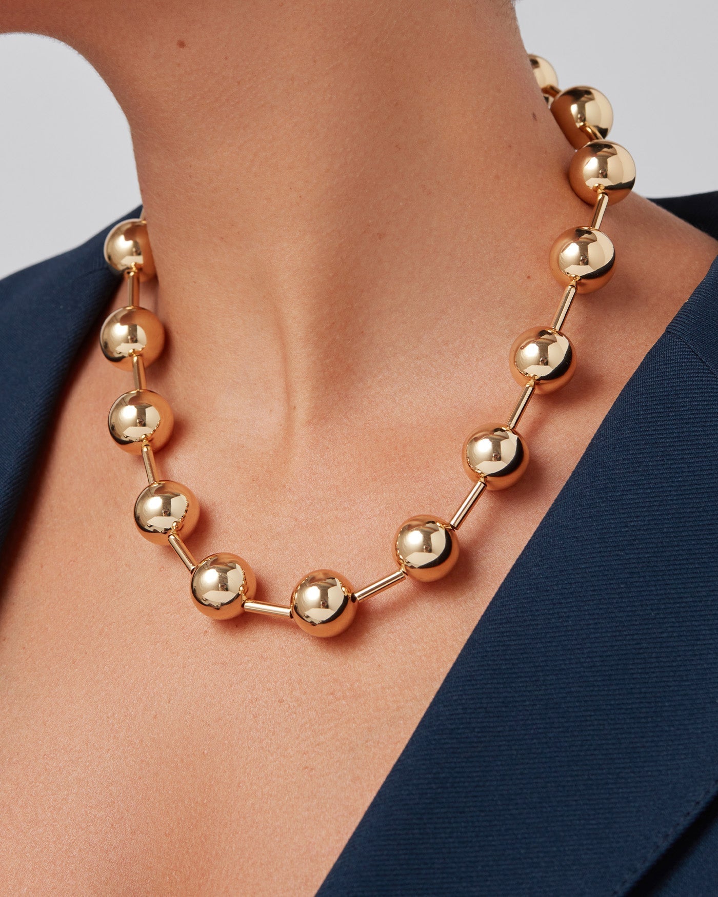 Celeste Mega Necklace | Gold Tone Dipped Brass