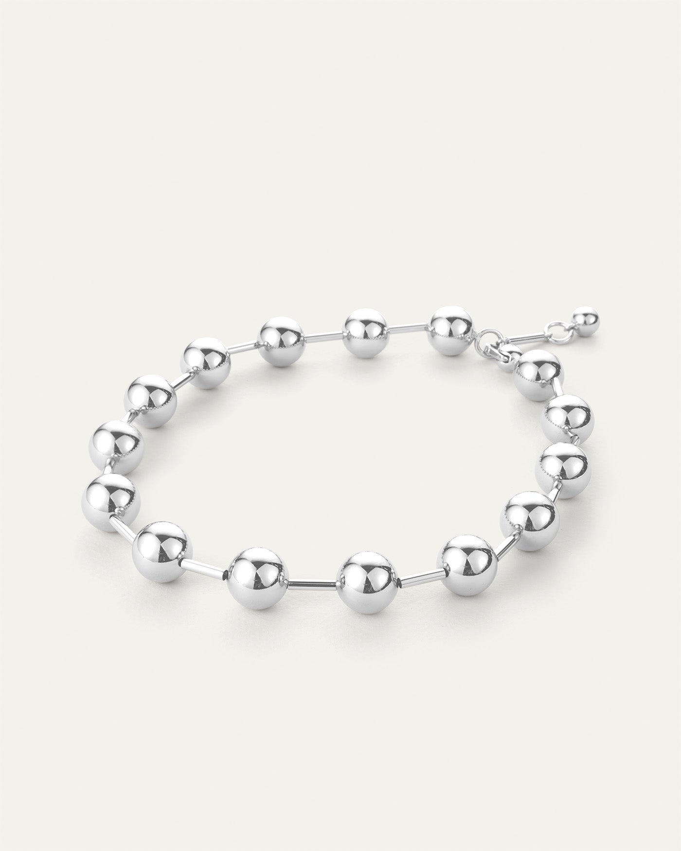 Celeste Mega Necklace | Silver Dipped Brass