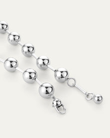 Celeste Mega Necklace | Silver Dipped Brass