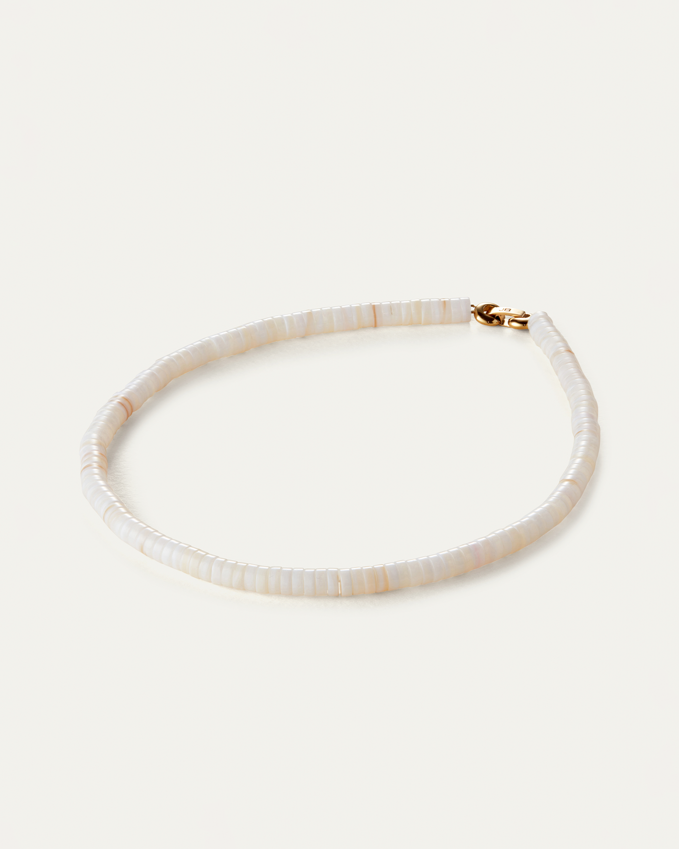 Shell Discs | Odette Collar | 14K Gold-Plated Steel