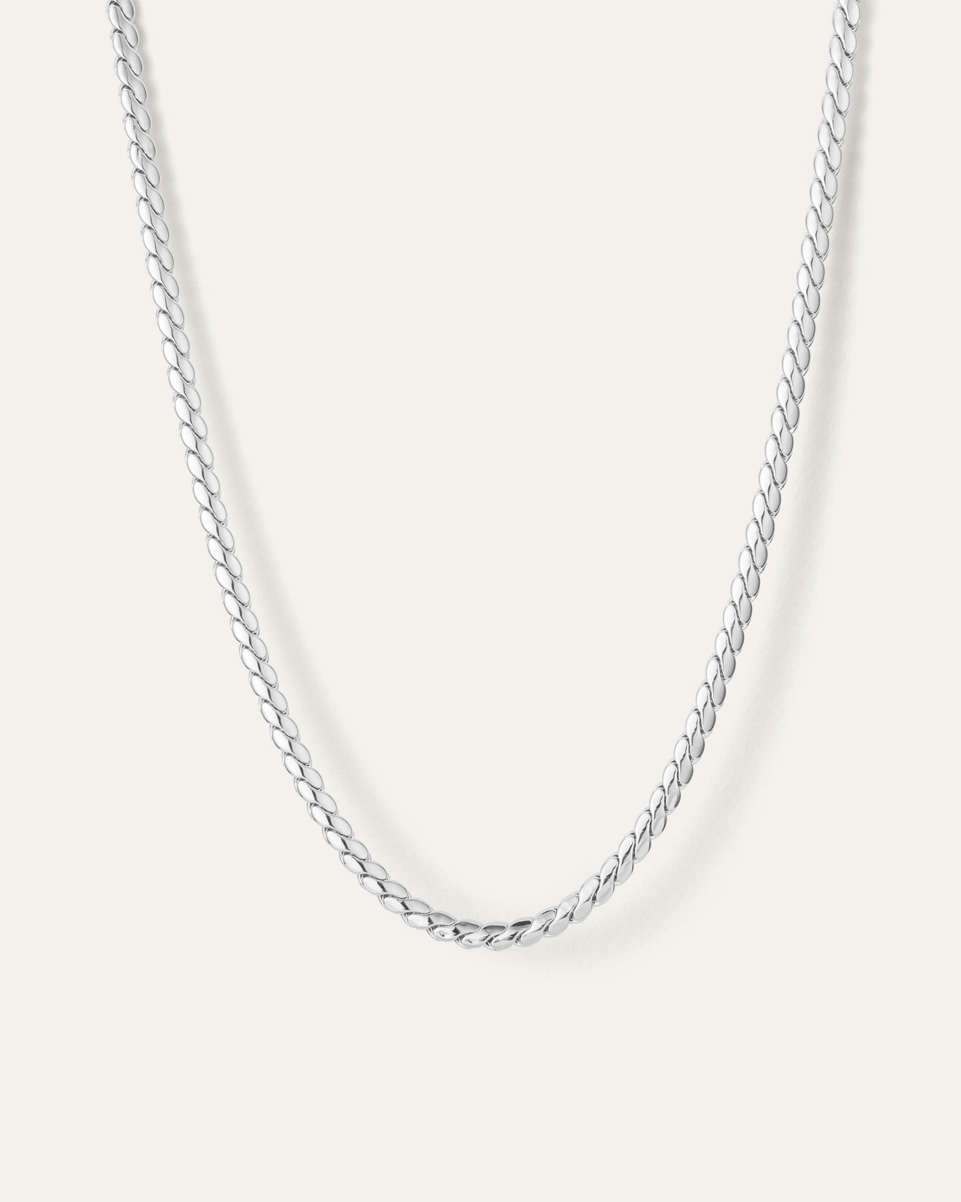 Paloma Chain | Silver Dipped Brass