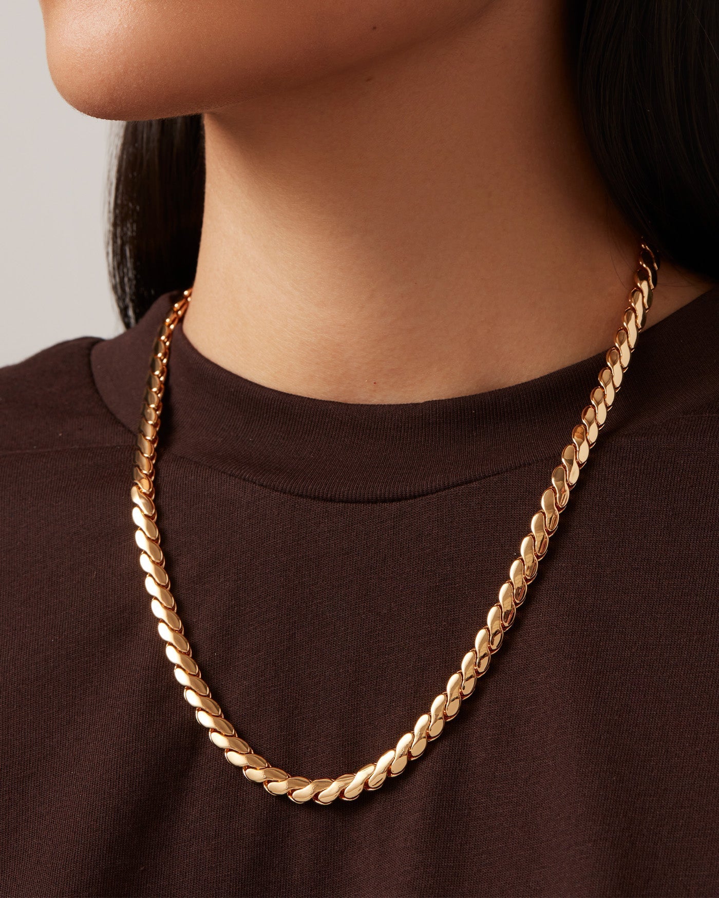 Paloma Chain | Gold Tone Dipped Brass
