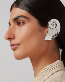 Dylan Ear Cover | Silver Dipped Brass