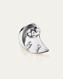 Dylan Ear Cover | Silver Dipped Brass
