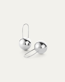 Celeste Mega Earrings | Platinum-Dipped Brass