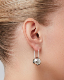 Celeste Mega Earrings | Platinum-Dipped Brass