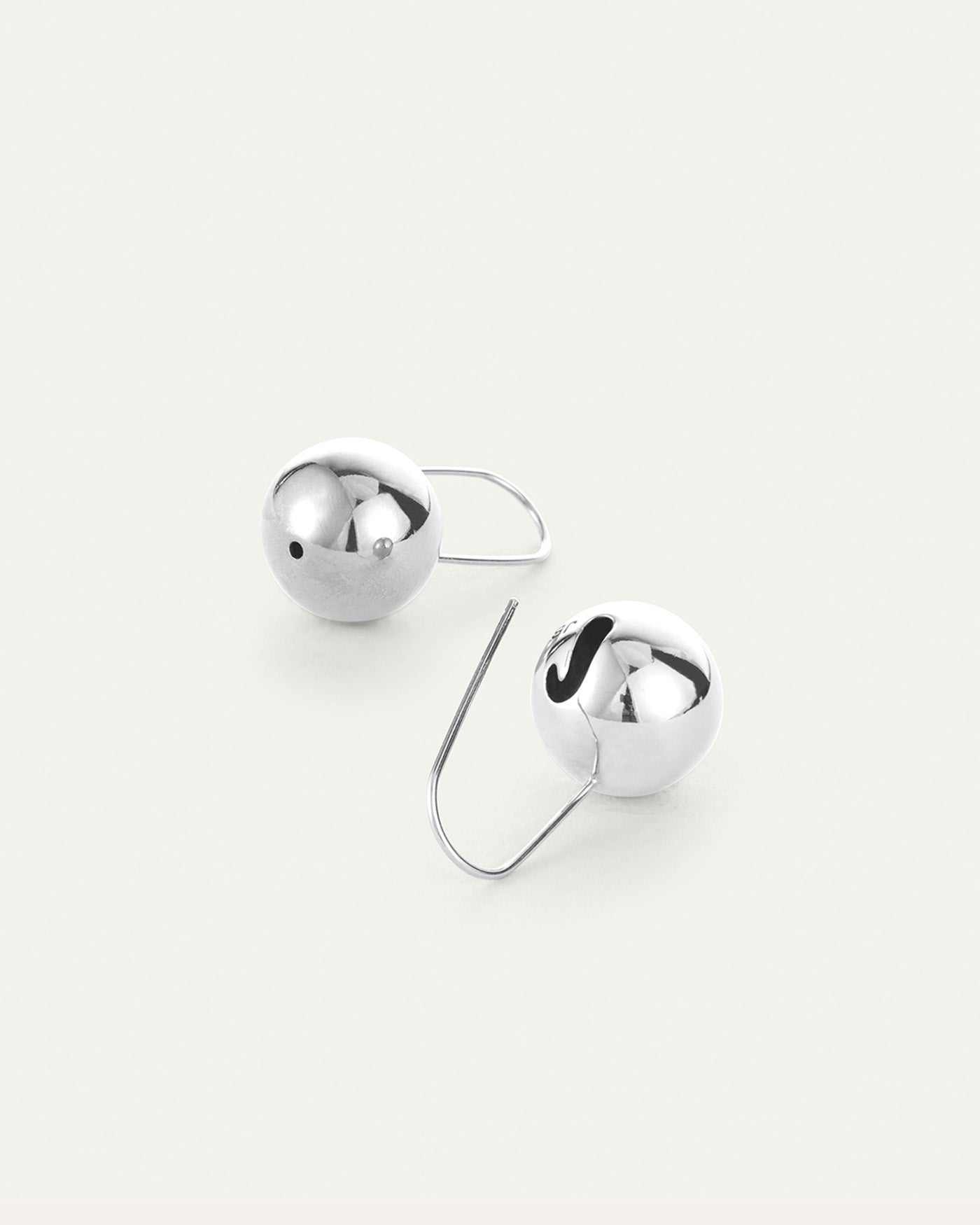 Celeste Mega Earrings | Platinum-Dipped Brass