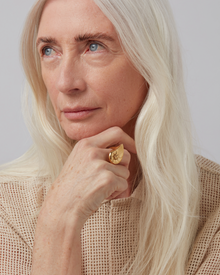 Dylan Ring | 14K Gold-Plated Steel