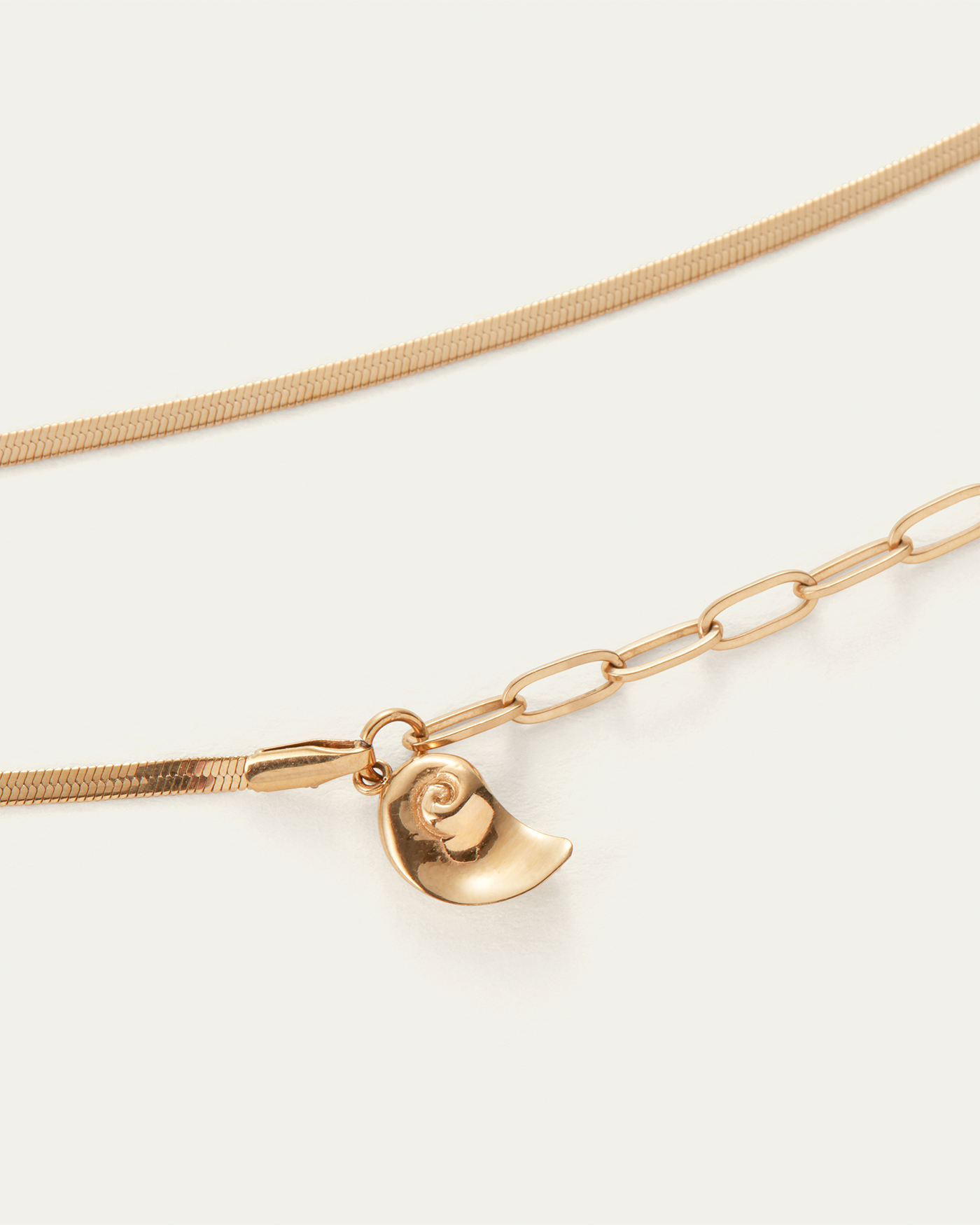 Freshwater Pearl | Lucille Body Chain | 14K Gold-Plated Steel