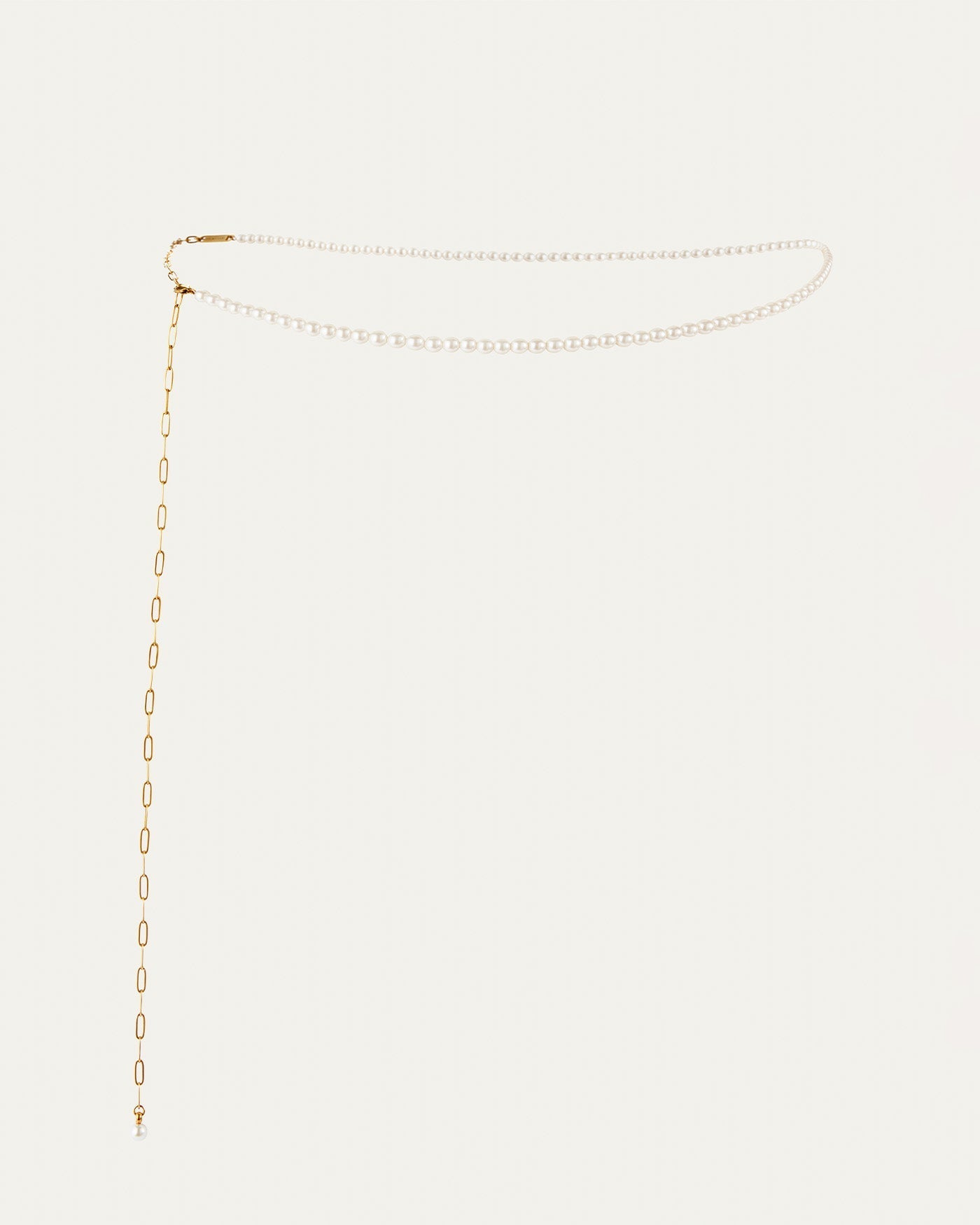Glass Pearls | Noa Body Chain | 14K Gold-Plated Steel