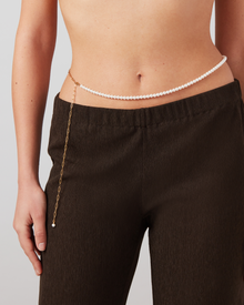 Glass Pearls | Noa Body Chain | 14K Gold-Plated Steel