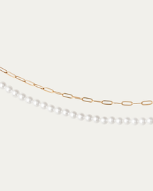 Glass Pearls | Noa Body Chain | 14K Gold-Plated Steel