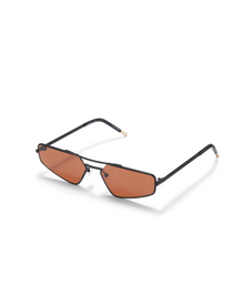 The Pilot | Black | Amber Lenses