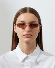 The Pilot | Gold | Brown Gradient Lenses