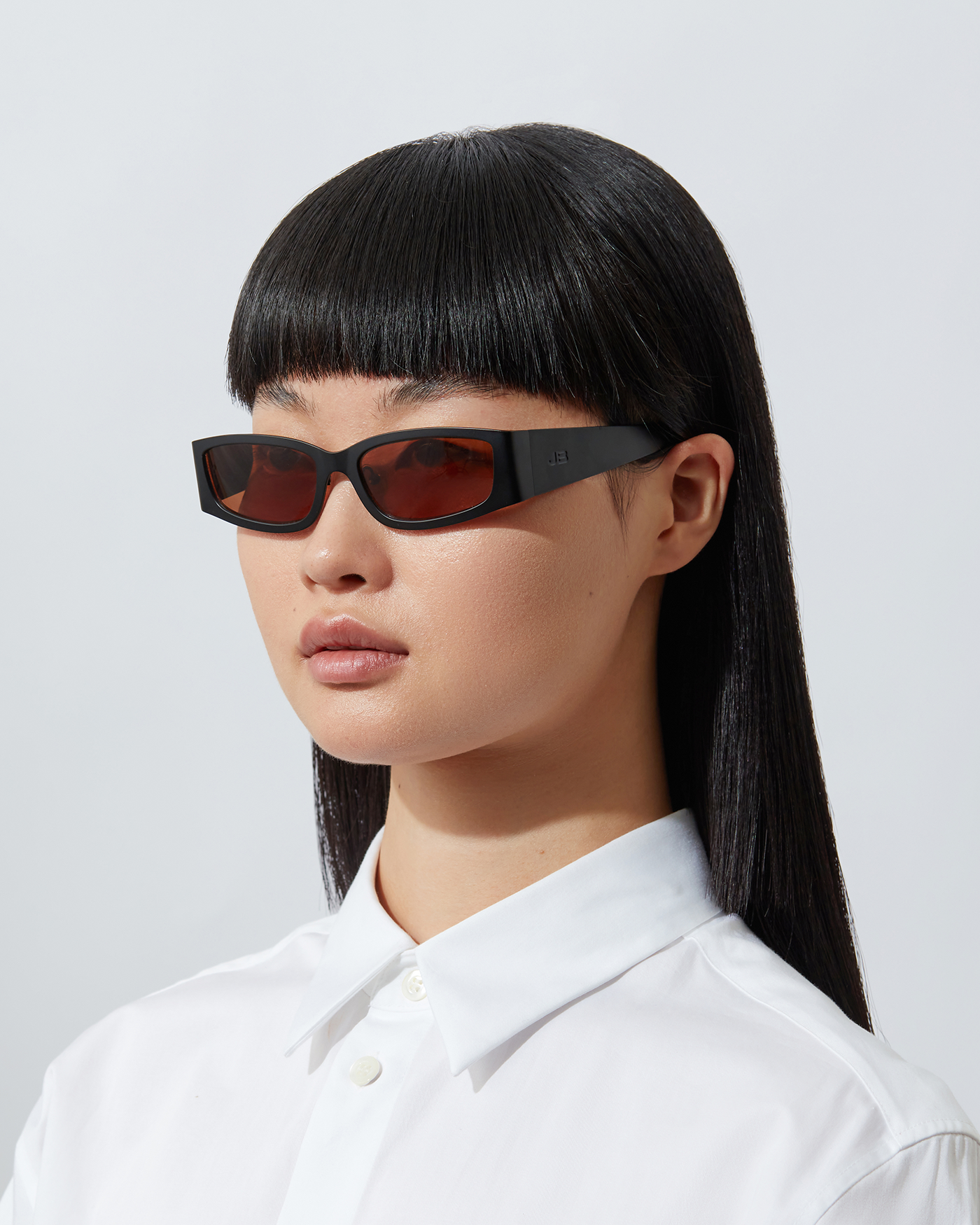 The Y2K | Black | Amber Lenses