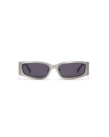 The Y2K | Silver | Grey Lenses