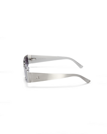 The Y2K | Silver | Grey Lenses