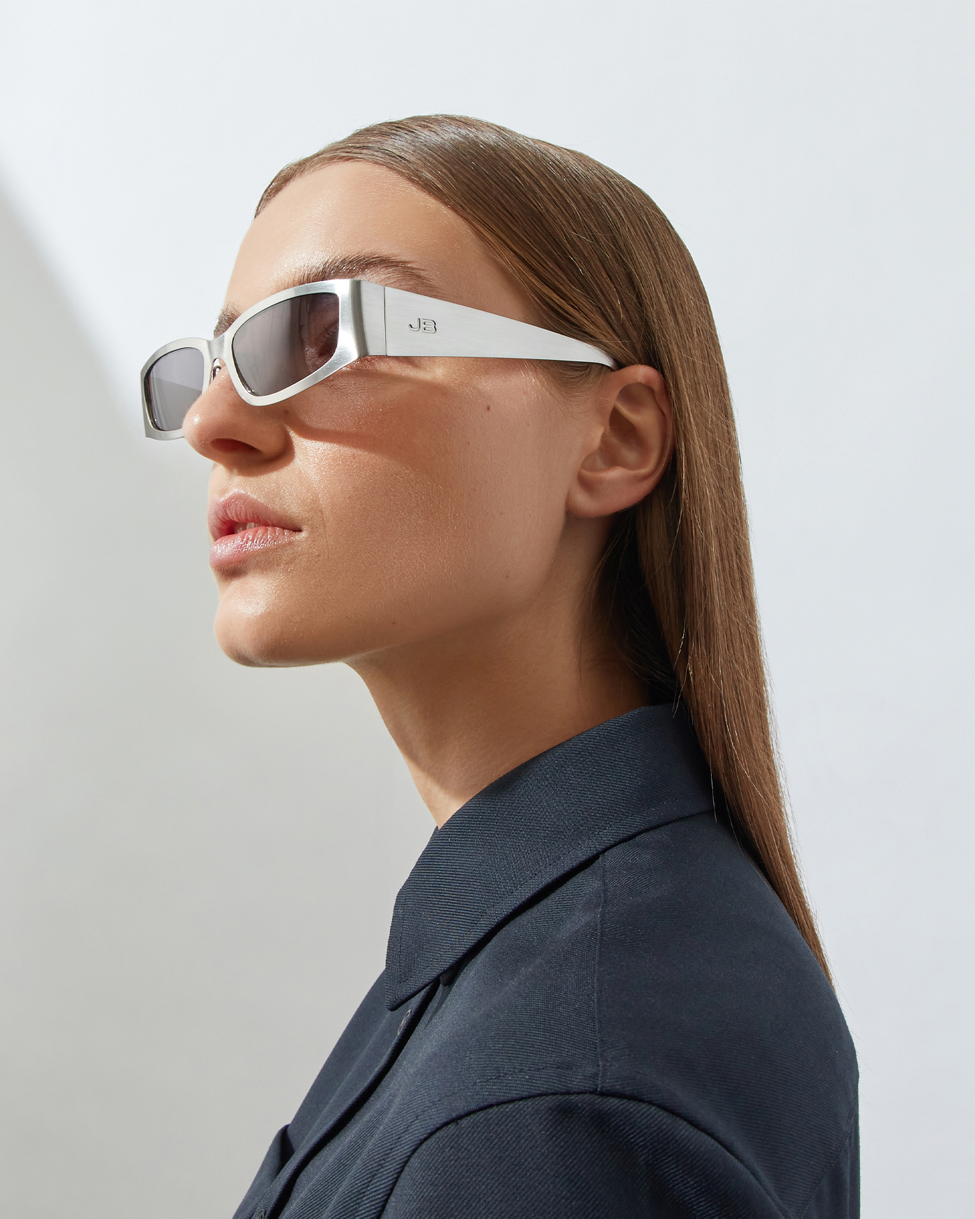 The Y2K | Silver | Grey Lenses