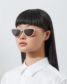 The Brow | Matte Camel | Grey Lenses
