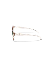 The Cateye | Clear | Green Lenses
